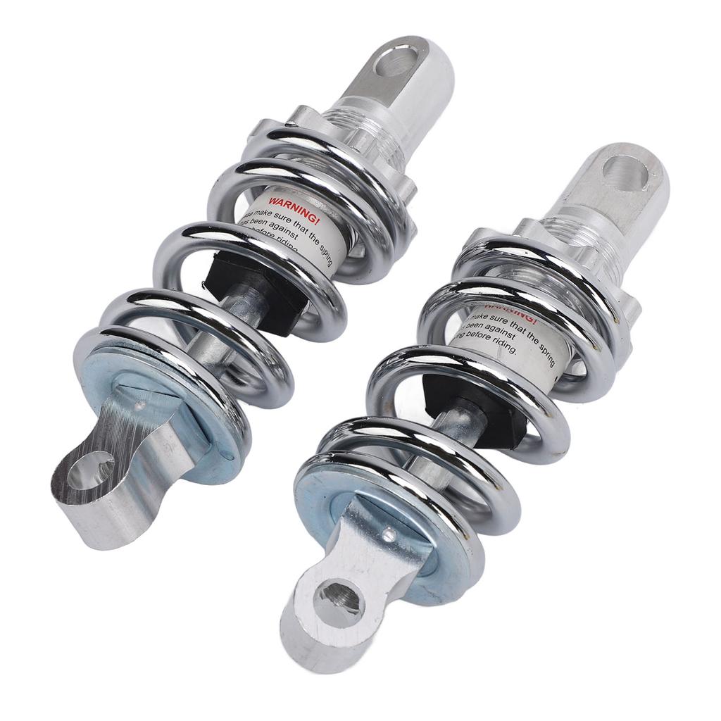 2 STÜCKE 125mm Hinterer Stoßdämpfer Einstellbare Dämpfung Hohe Härte Federungsdämpfer für Elektrofahrrad