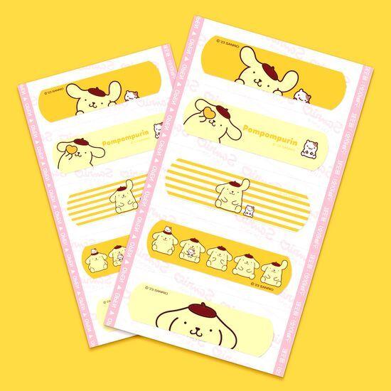Sanrio Characters Pompompurin Bands (10 sheets)