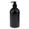 16oz Empty Pump Bottles (2 Pack), Plastic Nozzles Included; Great for Shampoo, Lotions, Liquid
