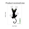 Creative Funny Cat 3D Toilet Lid Stickers Removable Self-Adhesive WC Sticker Clear Waterproof Toilet Seat Decals