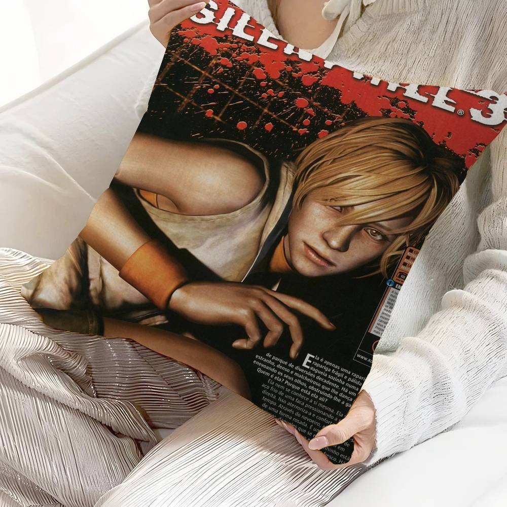 

Horror Game SSilent HHill Cushion Cover Polyester Sofa Cushions Decorative Throw Pillows Home Decoration Pillowcover 30x30 cm
