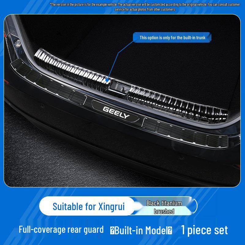 Stainless Steel Welcome Pedal Protection Threshold Strip for Geely Xingrui L Models