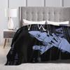 Nana Osaki Anime Blanket Cover Flannel Black Stones Punk Manga Warm Throw Blankets for Bedroom Sofa Bed Rug