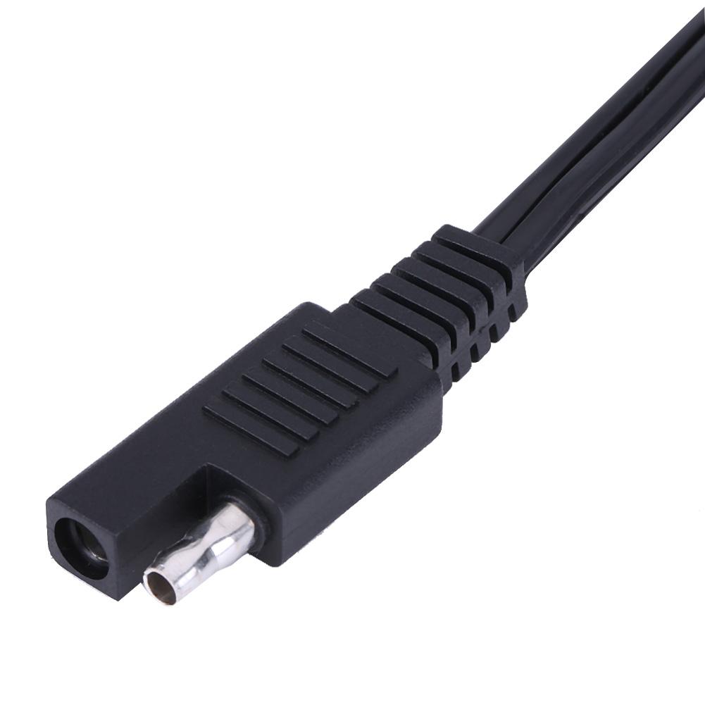 Universal Motorcycle SAE to Dual USB Waterproof Phone GPS Charger Kit Cable Adapter Inline Fuse