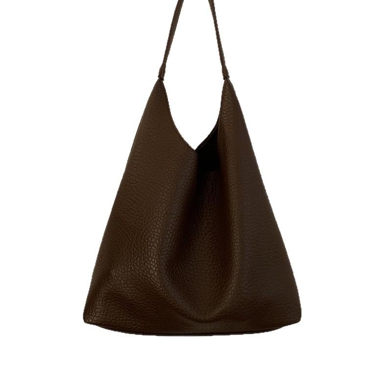 Simple and large-capacity shoulder tote bag women's bag 2025 new casual fashion handbag commuter armpit bag