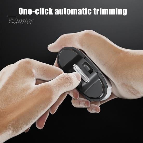 Electric Nail Clipper with LED Light 3 Speeds Rechargeable Nail Trimmer for Adults Kids Seniors Efficient Automatic Nail Cutter with Display Portable