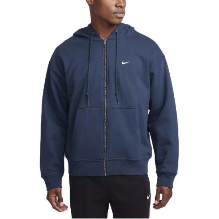 Nike Solo Swoosh Logo Jacket  Blue  Men s FZ1165-478 XL