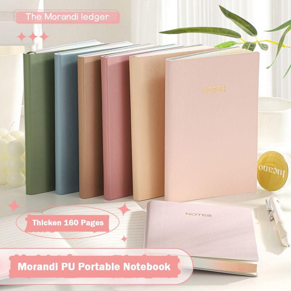 160 Pages Student Notebook Portable Diary Notepad Trendy Business Notebook” For School