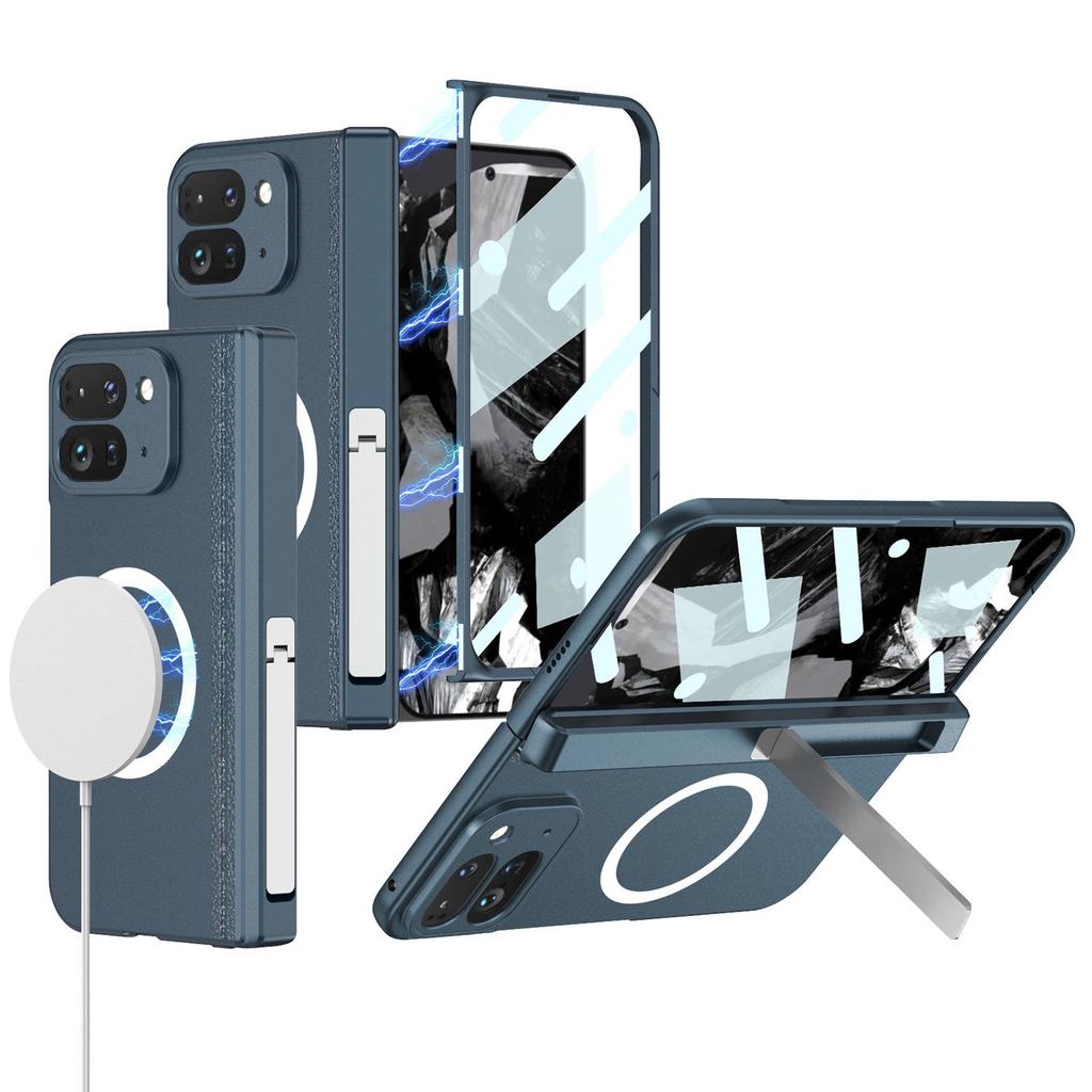 Magnetic Frosted Hard Case for Google Fold2 with Wireless Charging & Anti-Fall Protection