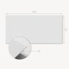 Self-Adhesive Panel With Print - Perfect For Kitchen 100x50 cm Light Rectangular Tiles