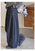 Girls' Casual Plaid Wide-Leg Pants - 2026 Autumn Style for Medium and Large Kids