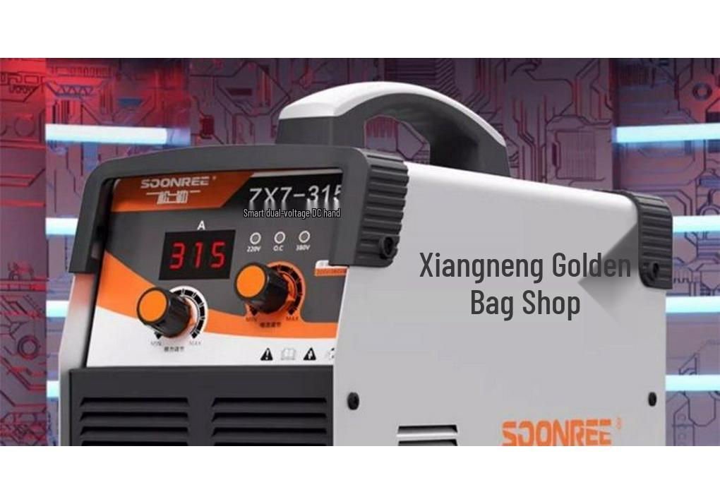 220V/380V Dual Voltage Portable Welder - Pure Copper, Industrial Grade, Household/Small Use, 315 Model