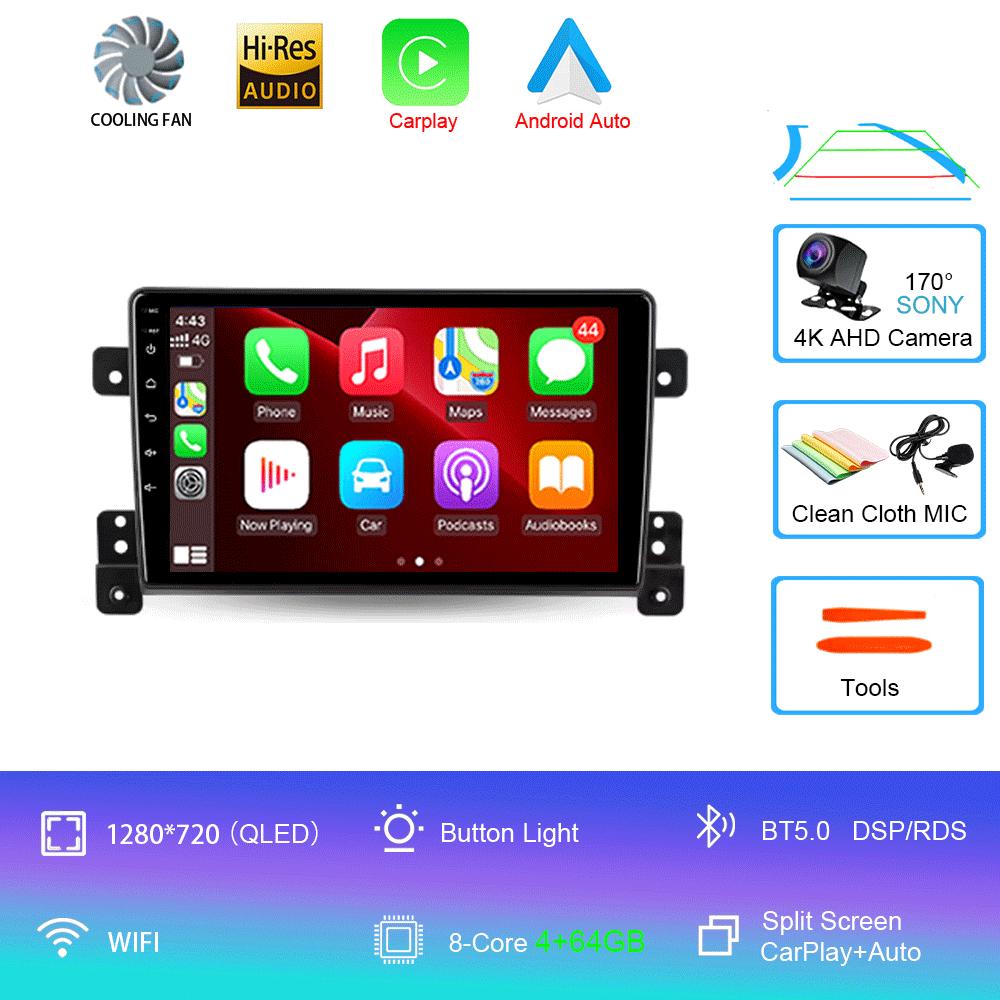 Android 14 For Suzuki Grand Vitara 3 2005 - 2015 Car Radio Multimedia Video Player Navigation Stereo GPS No 2din 2 Din Dvd