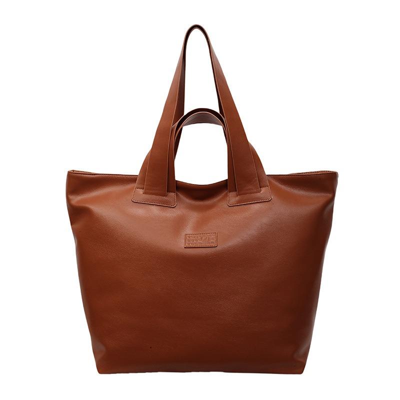 Large-capacity bag women's new fashionable and simple commuter bag trendy shoulder bag tote bag