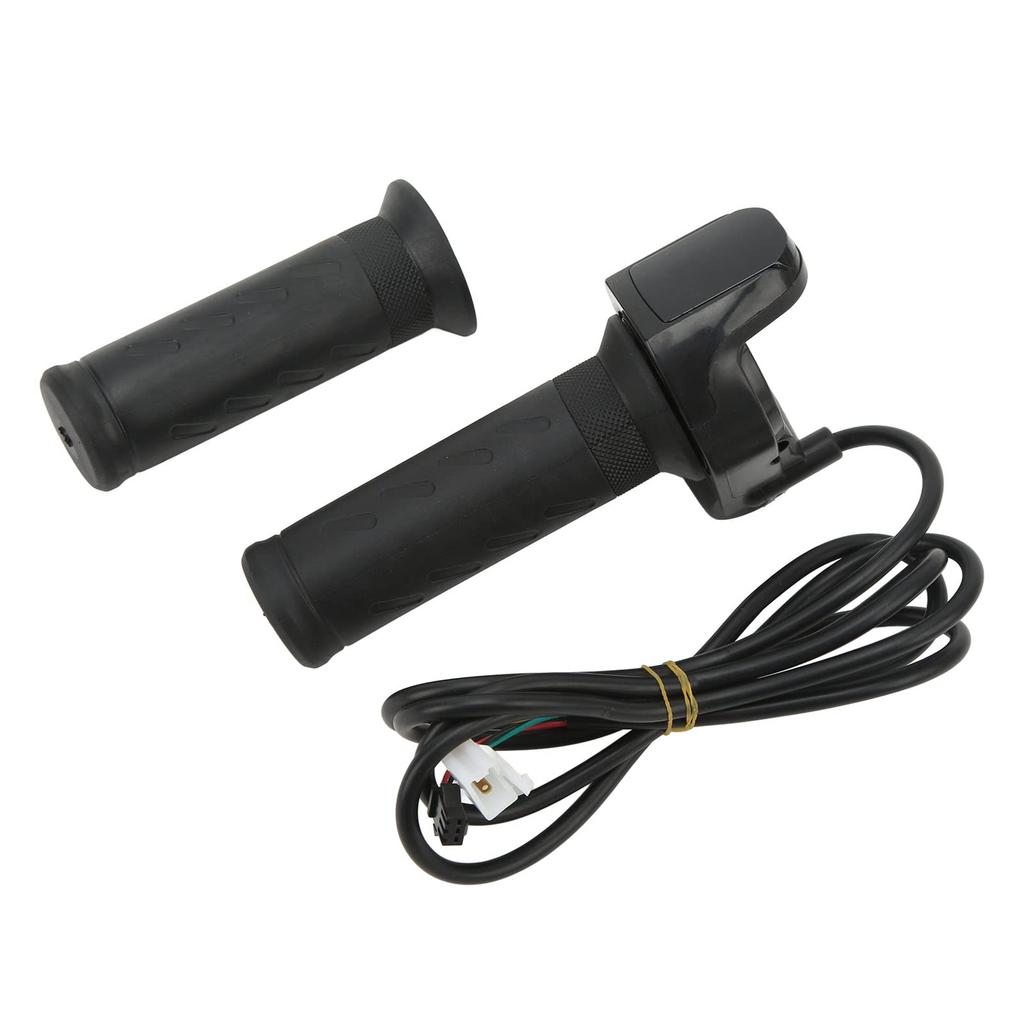 LCD Panel Throttle Grip, Button Operated High Precision Heavy Duty Electric Scooter Twist Throttle Grip Easy Installation (36V)