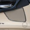 Carbon Fiber Interior Door Speaker Horn Frame Decal For BMW 7 Series F01 2009-14