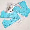 New T-shirt Alignment Tool V-neck T-shirt Guide Ruler, Round Neck Calibration Sewing PVC Eight-piece T-shirt Ruler