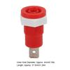 20PcsCelsiusSet Banana Socket Female Connector 4mmCelsius0.16in Brass Terminal Stable Current for Ships RVs Trucks