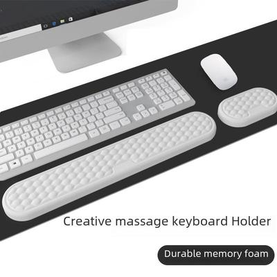 Ergonomic Memory Foam Wrist and Keyboard Hand Rest with Non-Slip Base