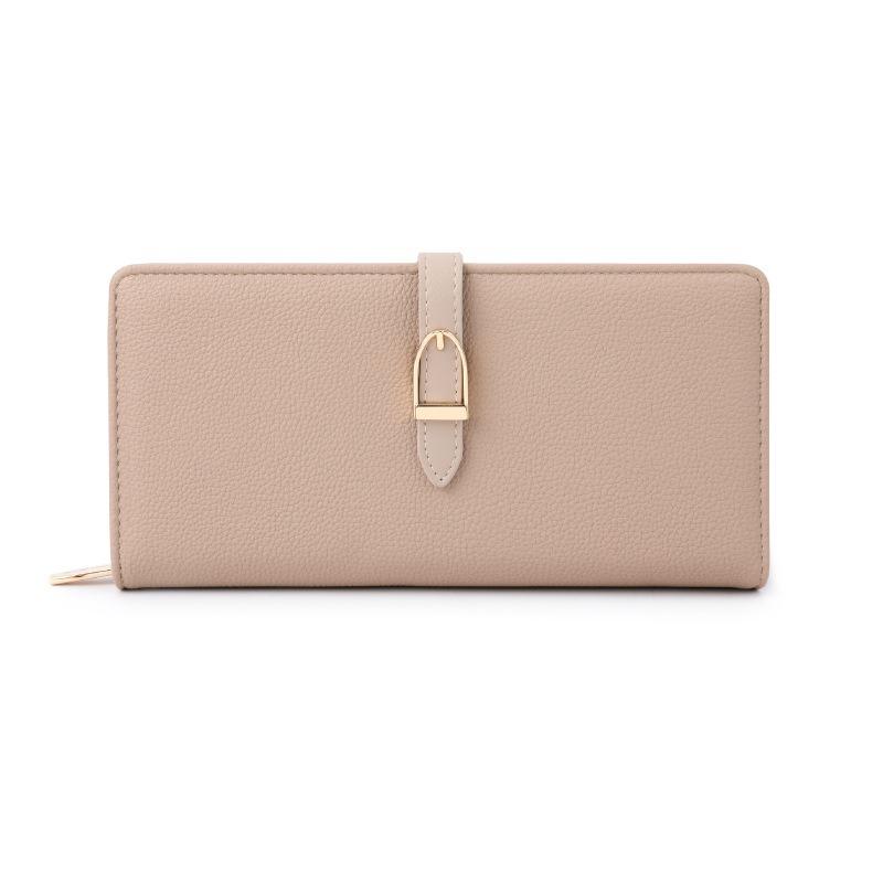 Imitation Cowhide Women's Long Wallet Portable Clutch Bag 20*10.5cm
