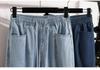 Women's High Waist Tencel Jeans - Spring/Summer Thin, Large Size, Slimming, Versatile Straight Leg, Loose Fit Pants