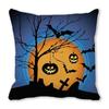 Halloween Horror Night Pattern Living Room Office Sofa Car Decorative Pillowcase