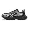 Li Ning Hei Star L2K Cushioning Abrasion Resistant Breathable Low top Casual Shoes Women's Black Silver AGLW078-3