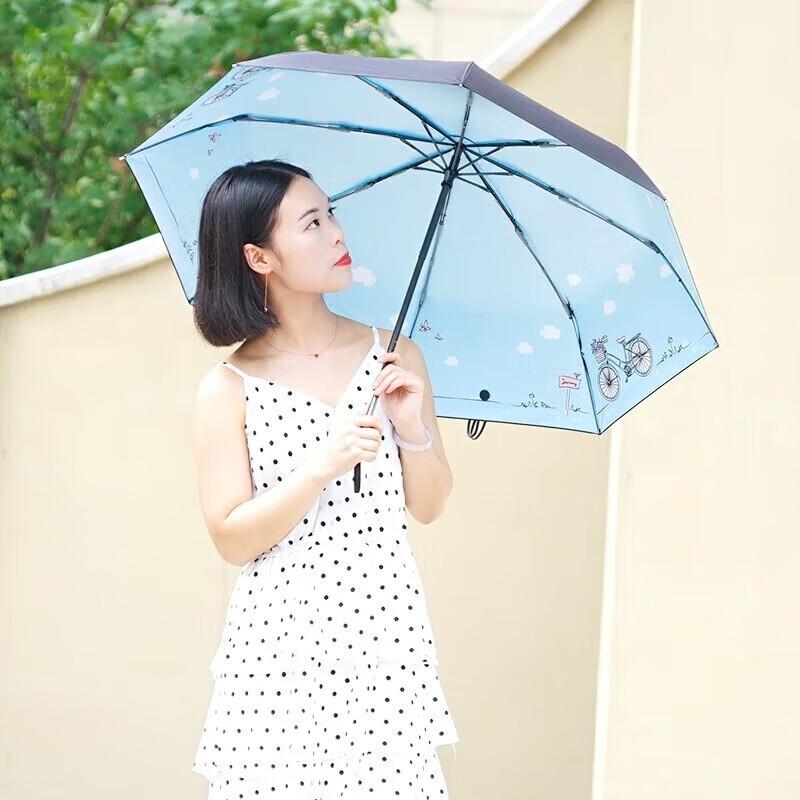Hongye Ultra-Light UV Protection Three-Fold Umbrella