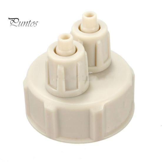 Air Generator Valve Simple Aquarium Bottle Cap for DIY Live Plants CO2 Diffuser System Tube