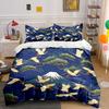 Elegant Crane Mountain Decor Set Soft Comfortable Duvet Cover Bedding Set Included 1*Duvet Cover & 2*Pillowcases, Gift