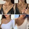 Pendant Chokers Chain Necklace Irregular Shaped Pendant Necklace Alloy Material Party Jewelry for Girls Women Gifts