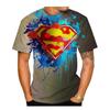 Summer Fashion Cool Superhero 3D Printed Men's T-Shirt Neutral Casual Retro Short Sleeve