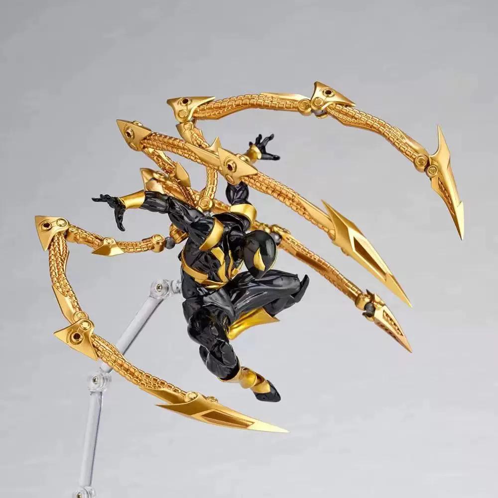 

Yamaguchi Revoltech Iron Spider-Man 18cm Ko Version Articulated Action Figure Anime Collectible Model Toy Desk Ornament Boy Gift