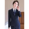 Women's Professional Two-Button Suit Set - Long Sleeve, Perfect for Spring and Autumn or College Student Interviews