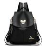 Schoolbag1011 Autumn New Fashion Simple Shoulder Shoulder Korean Version Atmospheric Backpack Trend Travel Women's Bag
