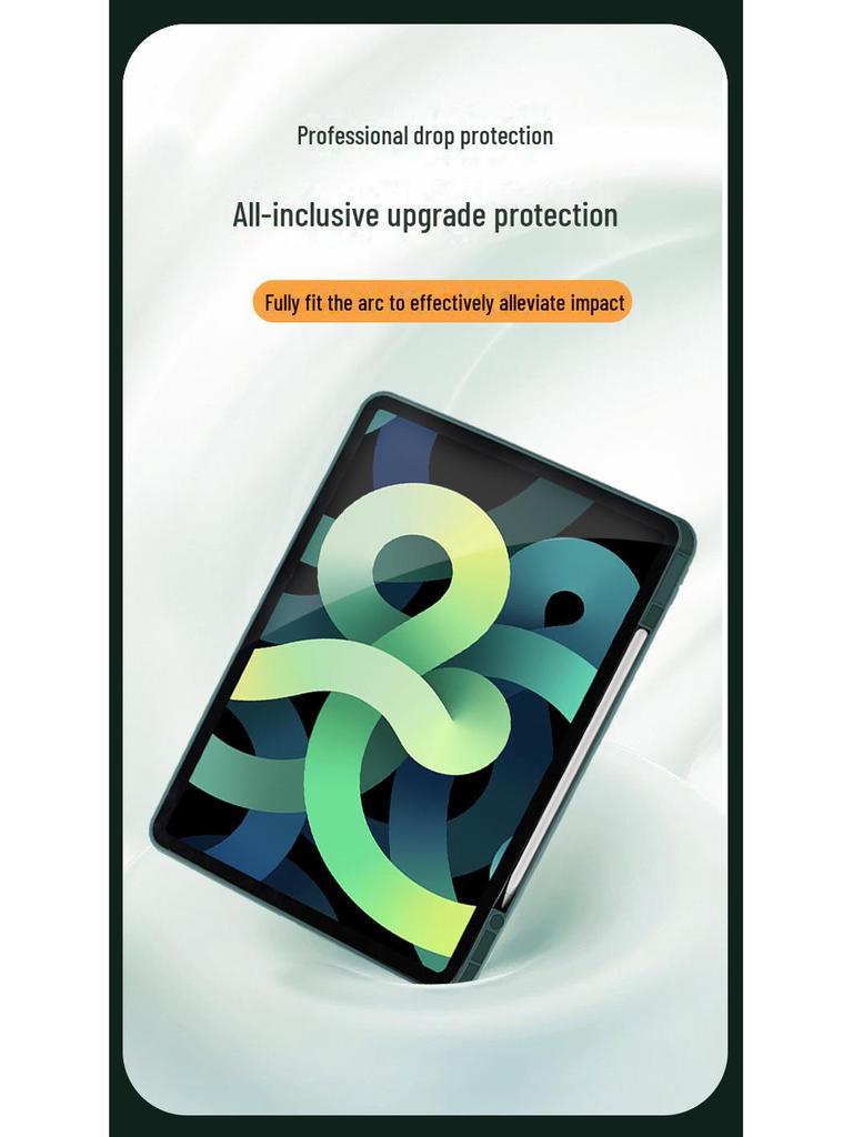 iPad Air4/5 & Pro11 Acrylic Y-Fold Protective Case, Mini 6 Anti-Fall Tablet Cover