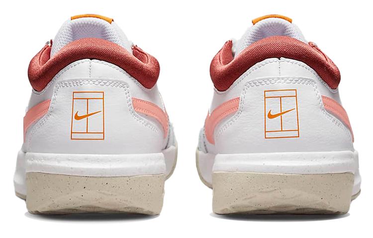 Nike Zoom Court Lite 3 Low Top Tennis Shoes White/Pink Women's DH1042-116