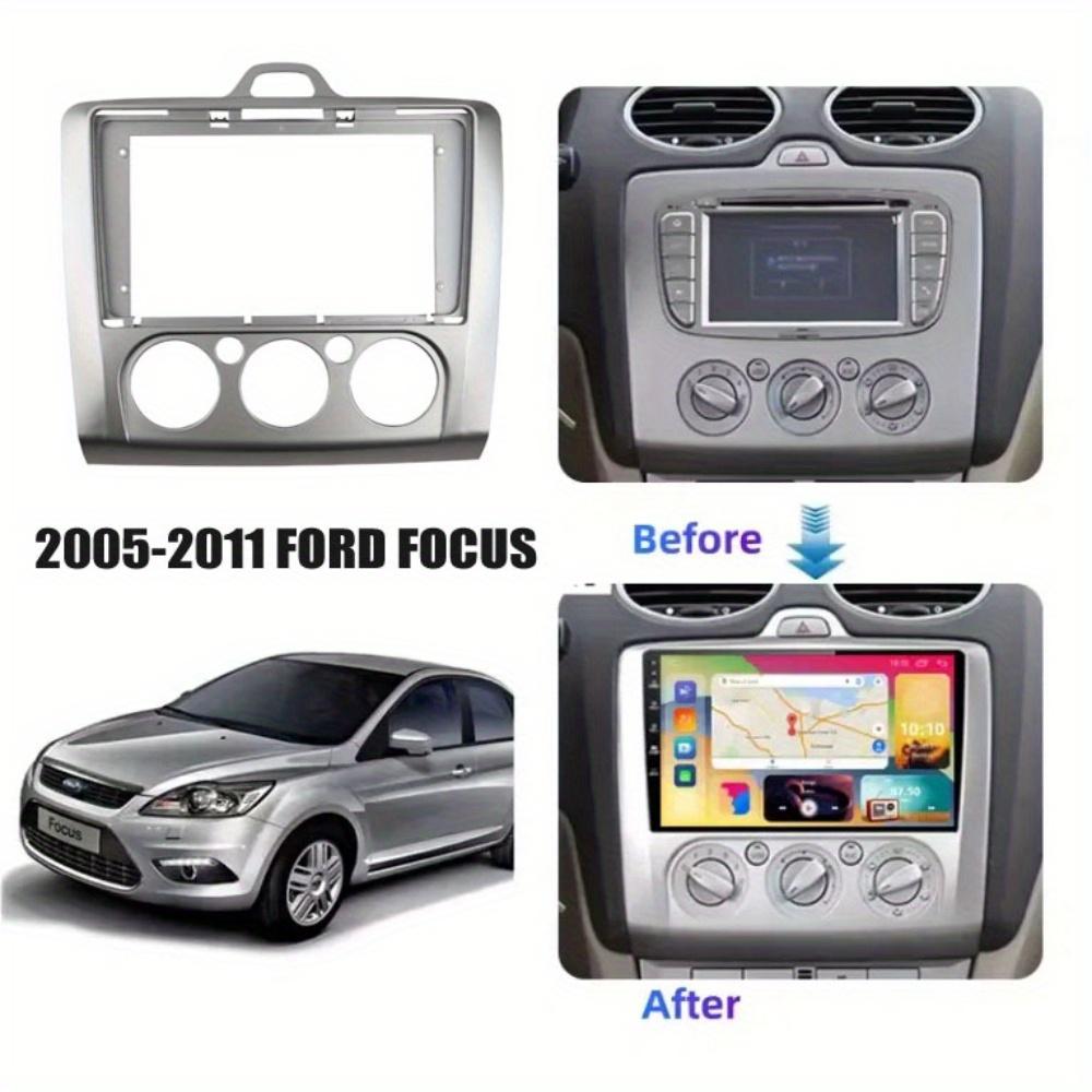 

Автомобільна радіопанель підходить для FORD FOCUS 2005-2011 РУЧНИЙ КЛІМАТ-КОНТРОЛЬ/АВТОМАТИЧНИЙ КЛІМАТ-КОНТРОЛЬ Переоснащення панелі приладів Установчий комплект Оздоблювальна рамка Панель для стереопрогравача срібний