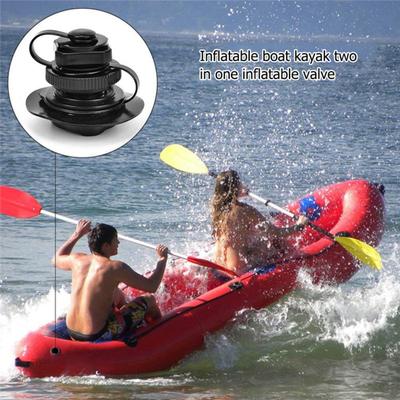 Felfújható csónak légtölcsér adapter sapka Szivárgásmentes Univerzális illeszkedés Légmatrac pumpa adapter sapka Tutaj Dingi Kajak Kenu Kiegészítők