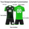 Personlig skjortesett for menn jenter med navnenummer Spesialtilpassede fotballdrakter for gutter treningsdress