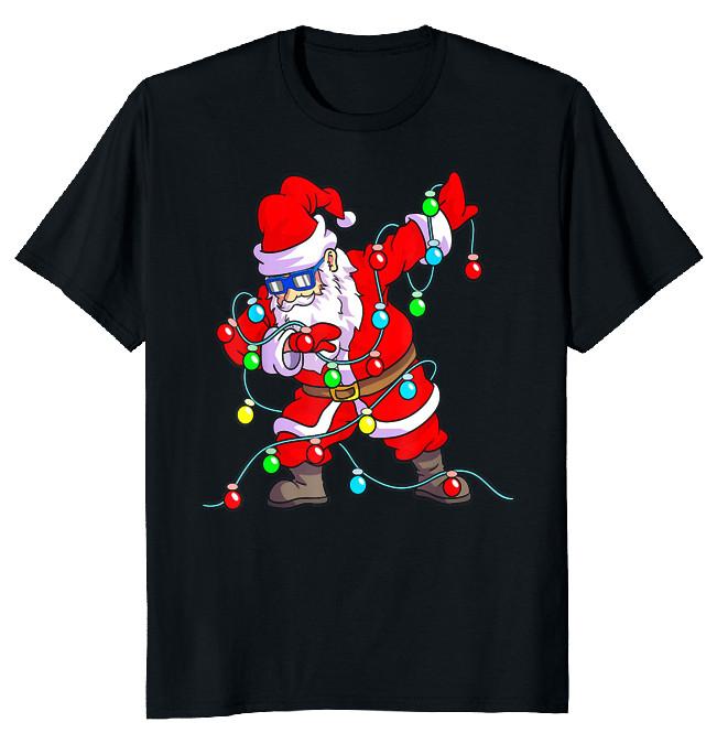 NEW LIMITED Santa Dabbing Through Snow Classic Novelty Tee XL