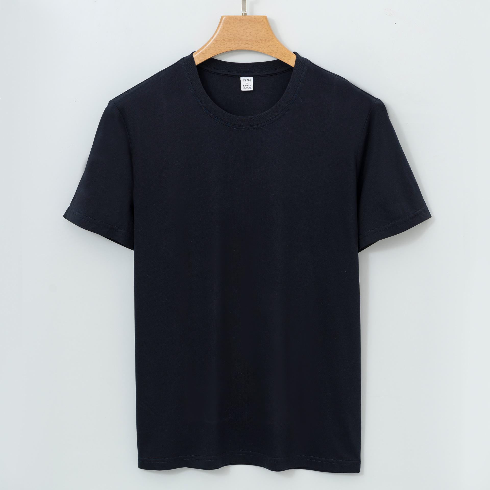 

Футболка из чистого хлопка с высокой завязкой из мерсеризованного хлопка, мужская, длинная, бархатная, с круглым вырезом, белая, маленькая, тонкая, классная, из чистого хлопка, с короткими рукавами, мужская XXXXL