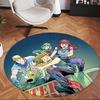 Scooby (14) Round Office Rug Decorative Floor Rug for Office Bedroom Living Room and Home Space
