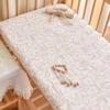 Baby Gauze Washed Cotton Fitted Crib Sheet - Bear Print