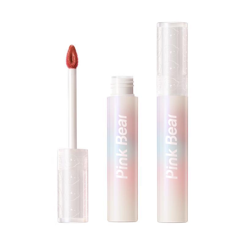 Pink Bear Bubble Water-Gloss Mirror Lip Glaze