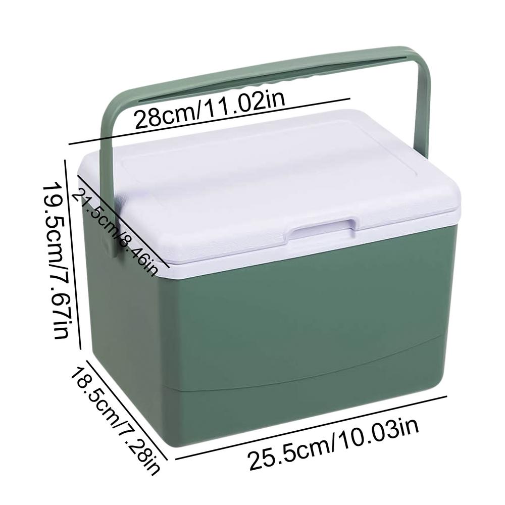 Chladicí box Přenosný kempingový chladič 5L Multifunkční izolovaný pevný chladič s udržením chladu Odolný pro kempování