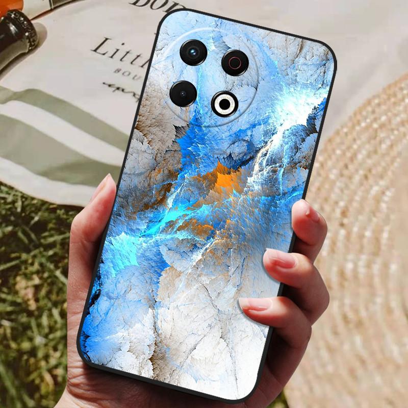 Für Tecno Spark 30 Pro KL7 Hülle Luxus Handy Silikon Rückseite für Tecno Spark 30Pro 4G Hüllen Schutz Stoßfest Schale Capas