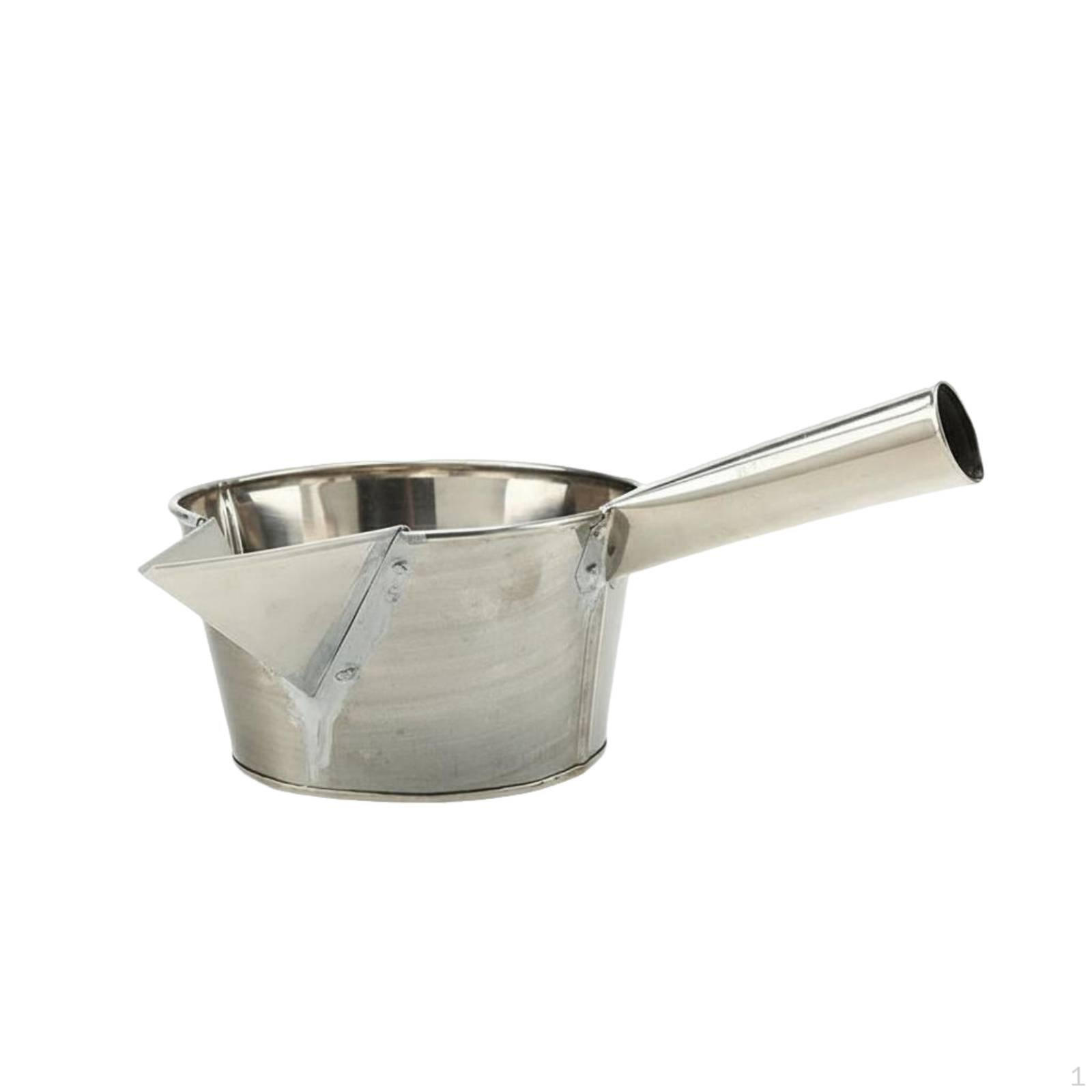Slip Casting Material Pouring Ladle Pointed Spout Cast Spoon Long Handle Pottery Grouting
