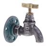 Vintage-Look Non-Working Spigot Handle Shaped Cast Iron Coat Robe Towel Hook Rack Decorative Wall Coat Robe Hook Home Decoration