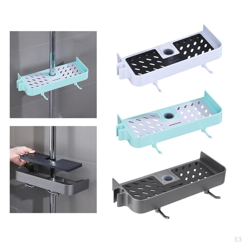 Adjustable Shower Caddy for Bathroom Storage Solution